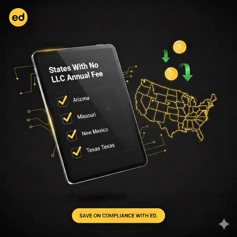 States With No LLC Annual Fee